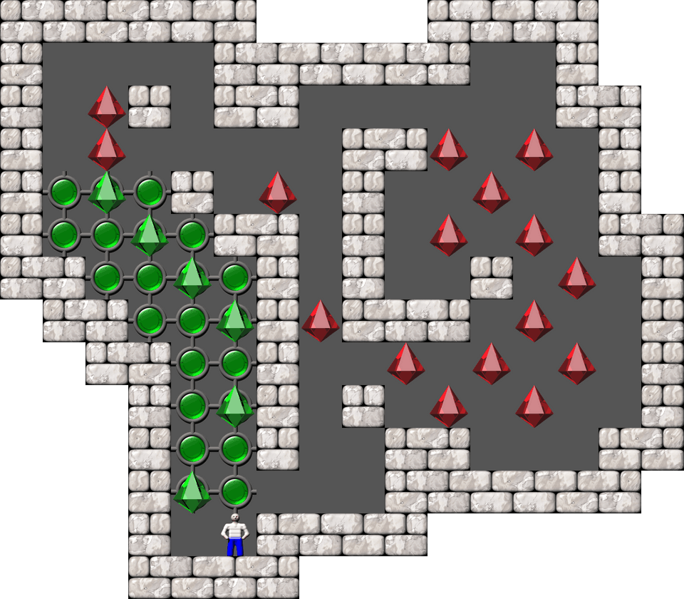 Сокобан Thinking Rabbit Arranged уровень 532